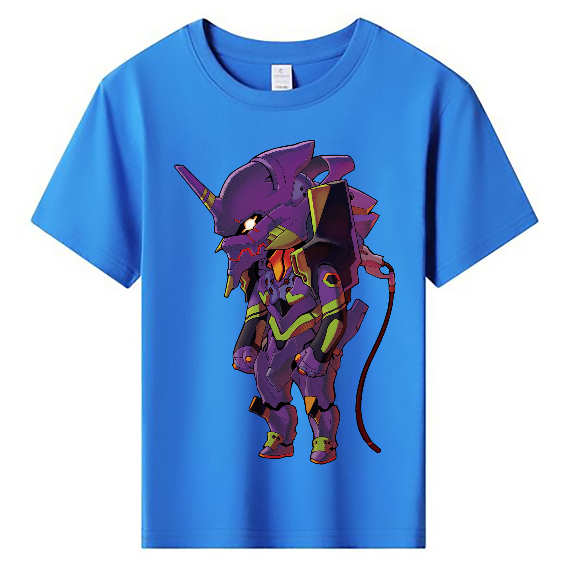 （画像用） EVA 新世紀エヴァンゲリオン 綿100％キッズTシャツ（フロントプリント）